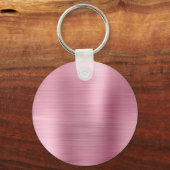 ピンクフォイルファンシーモノグラム キーホルダー (裏面)