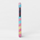 ピンクフォイルルックシェブロン Case-Mate iPhoneケース (裏面/左)