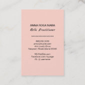 *~*ピンクフォイル。霊気実施者マスター記号 名刺 (裏面)