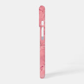 ピンクフォイル iPhone 16ケース (左側面)
