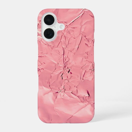 ピンクフォイル iPhone 16ケース (裏面)