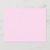 ピンクフォトアーチフローラガールバプテスマサンキューカード (裏面)