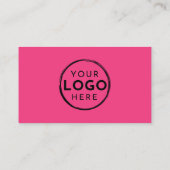 ピンクフォトロゴプロフェッショナル 名刺 (裏面)