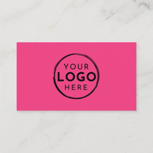 ピンクフォトロゴプロフェッショナル 名刺 (裏面)