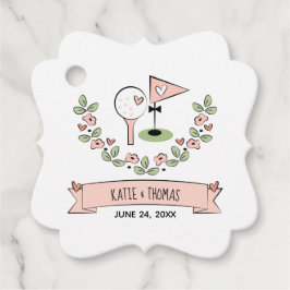 ピンクフォーエバーゴリーゴルフボールティーありがとう フェイバータグ