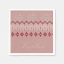 ピンクフォーマルブルゴーニュとフローラ