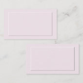 ピンクフォーマル座席表 プレイスカード (正面/裏面)