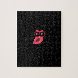 ピンクフクロウパズル ジグソーパズル