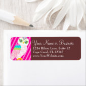 ピンクフクロウベビーはどうだ？ ラベル (インサイチュ)