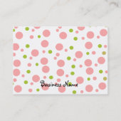 ピンクフクロウベビー 名刺 (裏面)