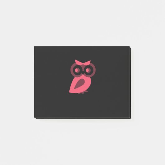 ピンクフクロウ投稿®メモ ポストイット (正面)