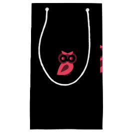 ピンクフクロウ抱き枕 スモールペーパーバッグ