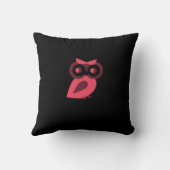 ピンクフクロウ枕 クッション (裏面)
