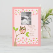 ピンクフクロウ誕生の発表… 案内状 (スタンド正面)