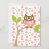 ピンクフクロウ誕生の発表… 案内状 (裏面)