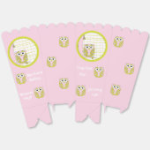 ピンクフクロウ赤ちゃんシャワー フェイバーボックス (見開き)