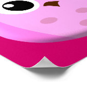 ピンクフクロウ ポスター (角)