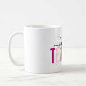 ピンクフューチャー先生ギフト コーヒーマグカップ (左)