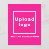 ピンクフライヤーのビジネスブランド名 チラシ (裏面)