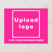 ピンクフライヤーのビジネス製品またはサービス チラシ (裏面)