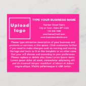 ピンクフライヤーのビジネス製品またはサービス チラシ (正面)