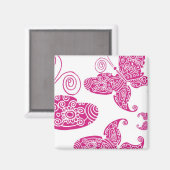 ピンクフラッター マグネット (正面/裏面)