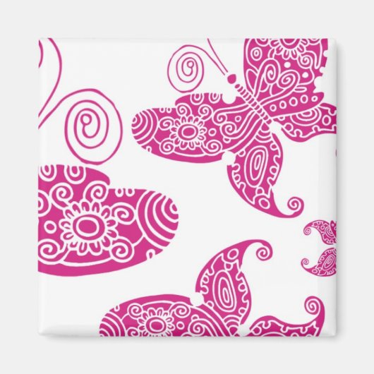 ピンクフラッター マグネット (正面)