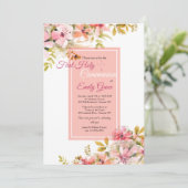 ピンクフラップス招待状 招待状 (スタンド正面)