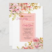 ピンクフラップス招待状 招待状 (正面/裏面)