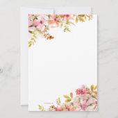 ピンクフラップス招待状 招待状 (裏面)