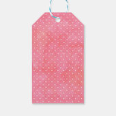 ピンクフラミンゴお気に入りラベル ギフトタグ (裏面)