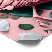 ピンクフラミンゴのポスター ポスター (角)