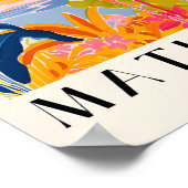 ピンクフラミンゴアート、フローラアンリ・マティスのポスター、Do ポスター (角)