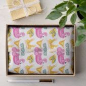 ピンクフラミンゴイエロービキン(デザイン81ピンクシリーズ) 薄葉紙 (ギフト)