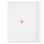 ピンクフラミンゴオンビーチ誕生日カード (内側 (左))