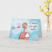 ピンクフラミンゴカードですぐに体を治す カード (黄色い花)