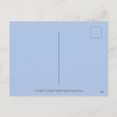 ピンクフラミンゴキュピッド及びバレンタ飛んでいるインハート シーズンポストカード (裏面)