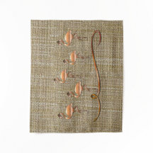 ピンクフラミンゴクラウドタペストリー