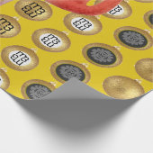 ピンクフラミンゴクリスマスラッピング紙 ラッピングペーパー (角)