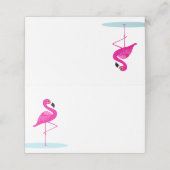 ピンクフラミンゴゲスト座席表 プレイスカード (外部開封)