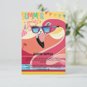 ピンクフラミンゴサマーパーティー エンクロージャーカード (スタンド正面)