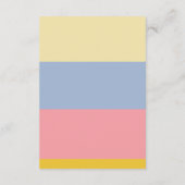 ピンクフラミンゴサマーパーティー エンクロージャーカード (裏面)