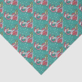 ピンクフラミンゴサンタクリスマスティッシュペーパー 薄葉紙 (詳細)