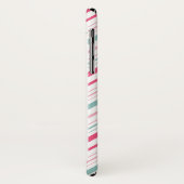 ピンクフラミンゴサンタハットキャンディーキャンディーキャンアンドホリー Case-Mate iPhoneケース (裏面/左)