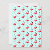 ピンクフラミンゴサンタフォトクリスマス (裏面)