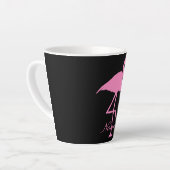 ピンクフラミンゴサンダー_コーブ カフェラテマグ (左アングル)