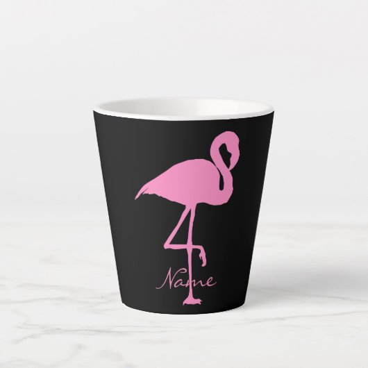 ピンクフラミンゴサンダー_コーブ カフェラテマグ (正面)