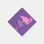 ピンクフラミンゴサンダー_コーブ スタンダードカクテルナプキン (角)