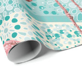 ピンクフラミンゴスシームレスパターン ラッピングペーパー (ロールコーナー)