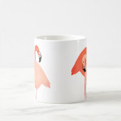 ピンクフラミンゴスビーチ結婚式 コーヒーマグカップ (中央)